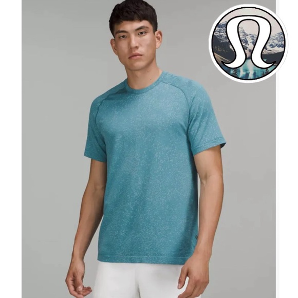 lululemon athletica Other - Lululemon Metal Vent 2.0 Short Sleeve Shirt in Speckled Blue
